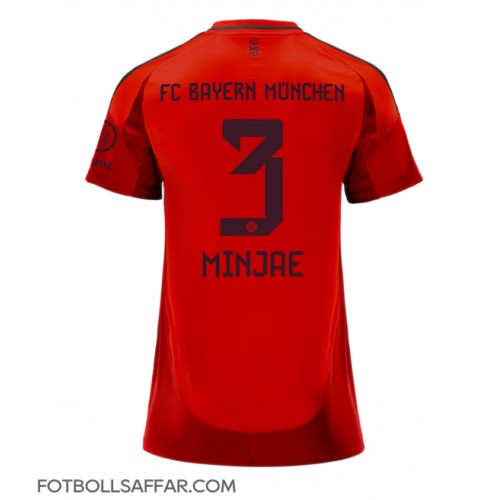 Bayern Munich Kim Min-jae #3 Hemmatröja Dam 2024-25 Kortärmad